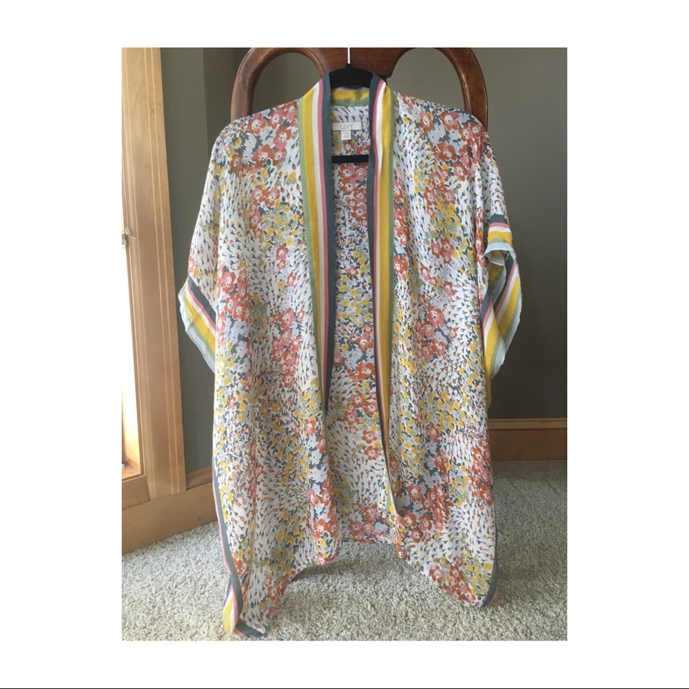 LOFT floral kimono